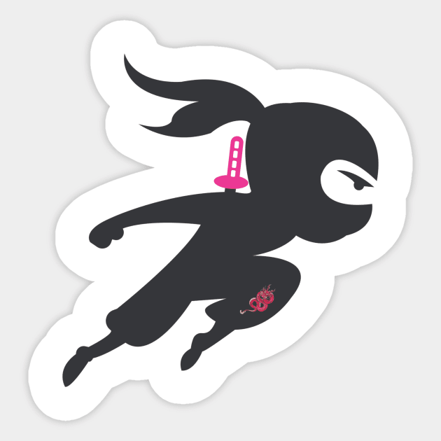 Ninja Girl Sticker by ITSAYOUTHING!